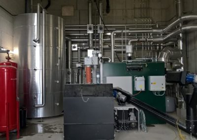 Neue Hackgutanlage 350 kW für Bioenergie Fernheizwerk in Grünbach