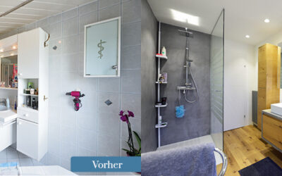 Modernisierung mit Dusche & Badewanne