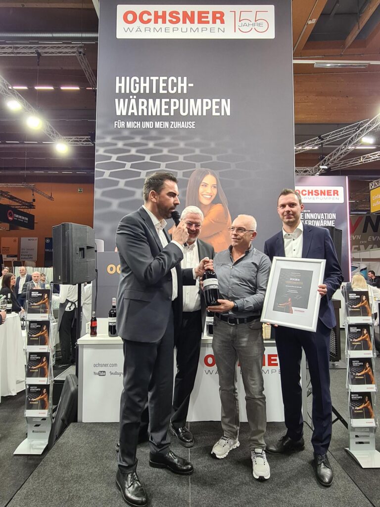 Ehrung für meistverkaufte Ochsner Wärmepumpen in OÖ