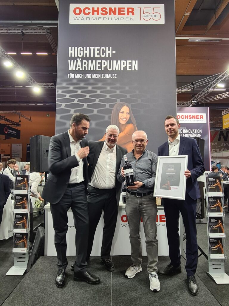 Ehrung für meistverkaufte Ochsner Wärmepumpen in OÖ